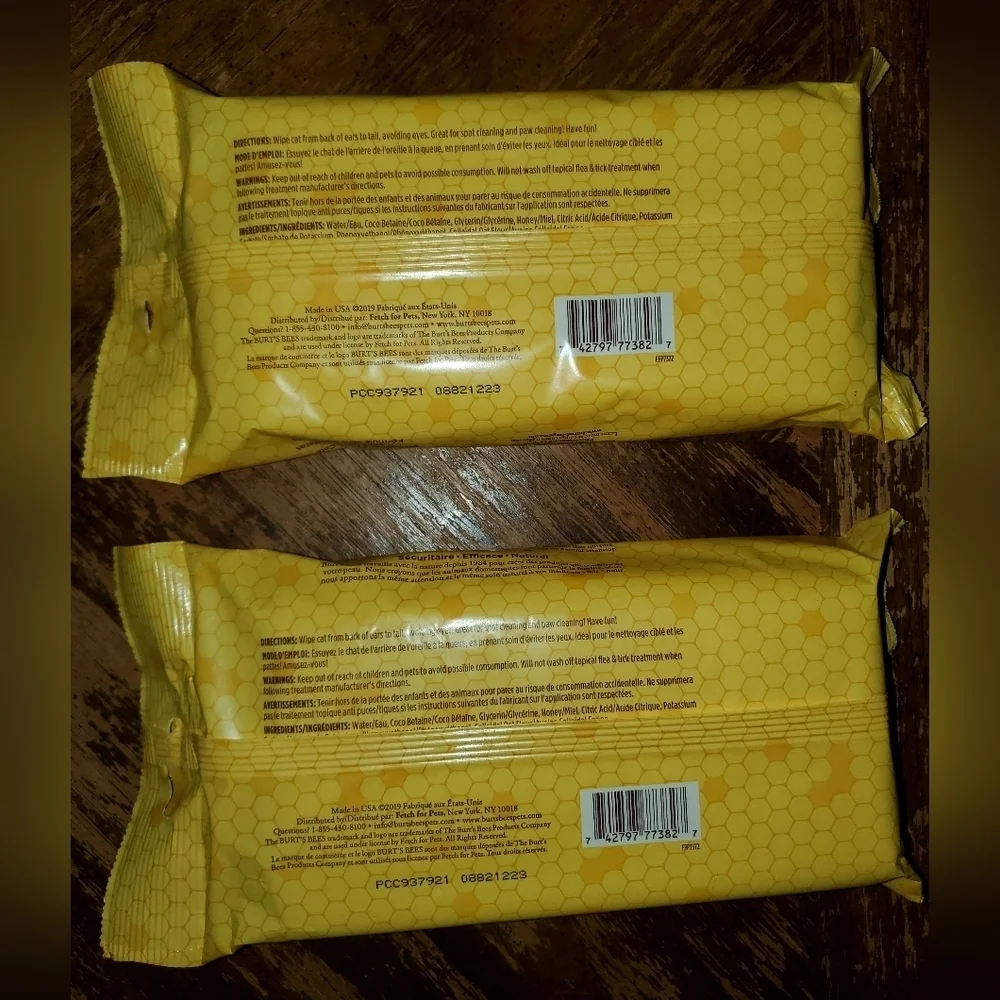 Burts Bees Dander Reducing Cat Wipes